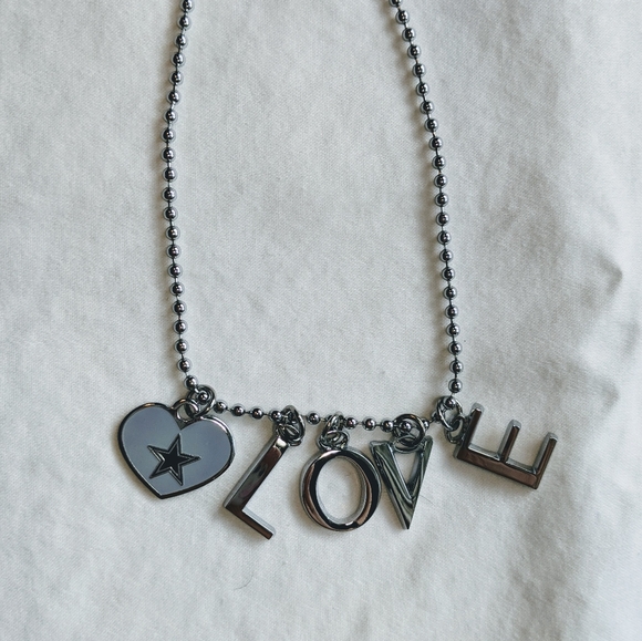 Jewelry - cowboys football team "love" necklace